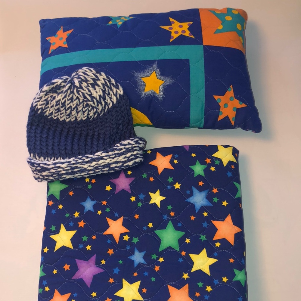 Star-Studded Blanket & Pillow Set